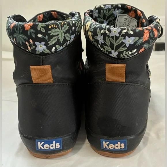 KEDS X RIFLE PAPER CO. SNEAKERS SCOUT IV LOTTIE HIGH TOP WATER REPELLENT - Picture 10 of 14